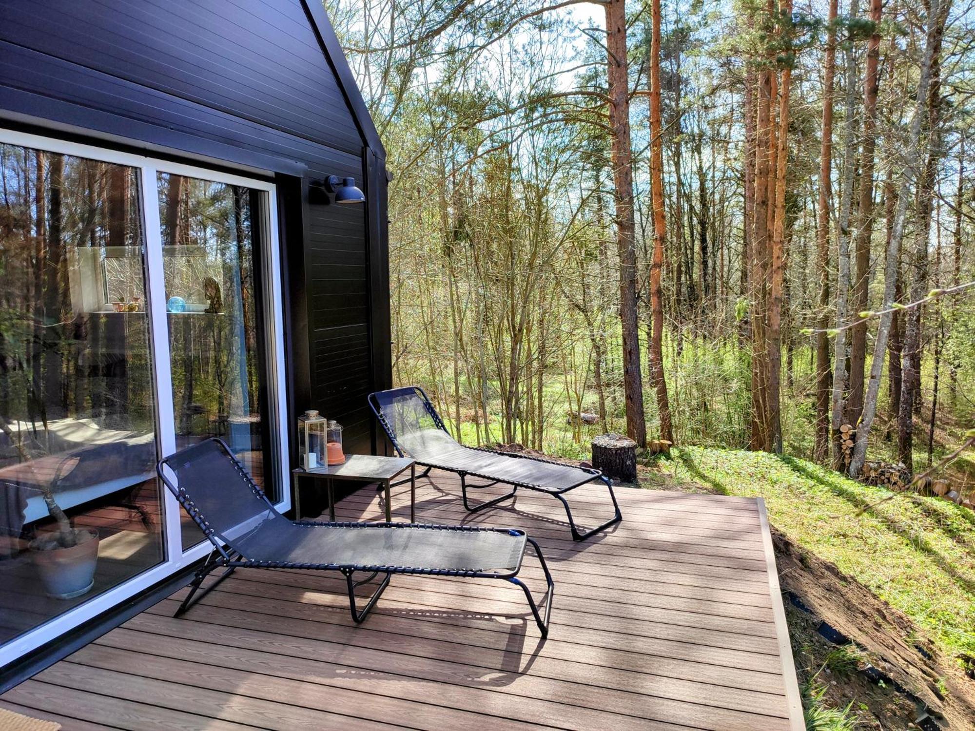 Modern Sauna Cabin In Horse Ranch Liyeplauke المظهر الخارجي الصورة