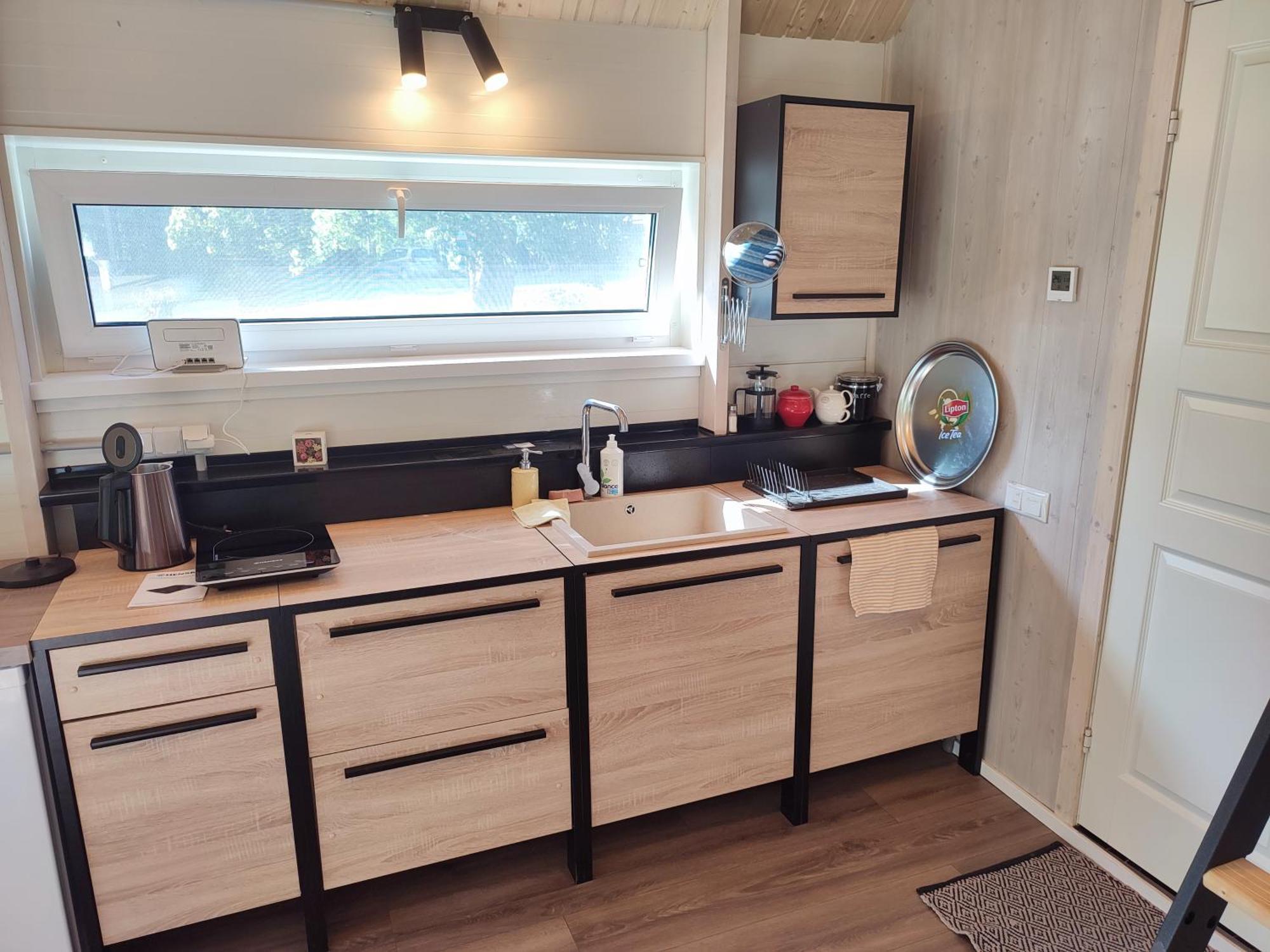 Modern Sauna Cabin In Horse Ranch Liyeplauke المظهر الخارجي الصورة