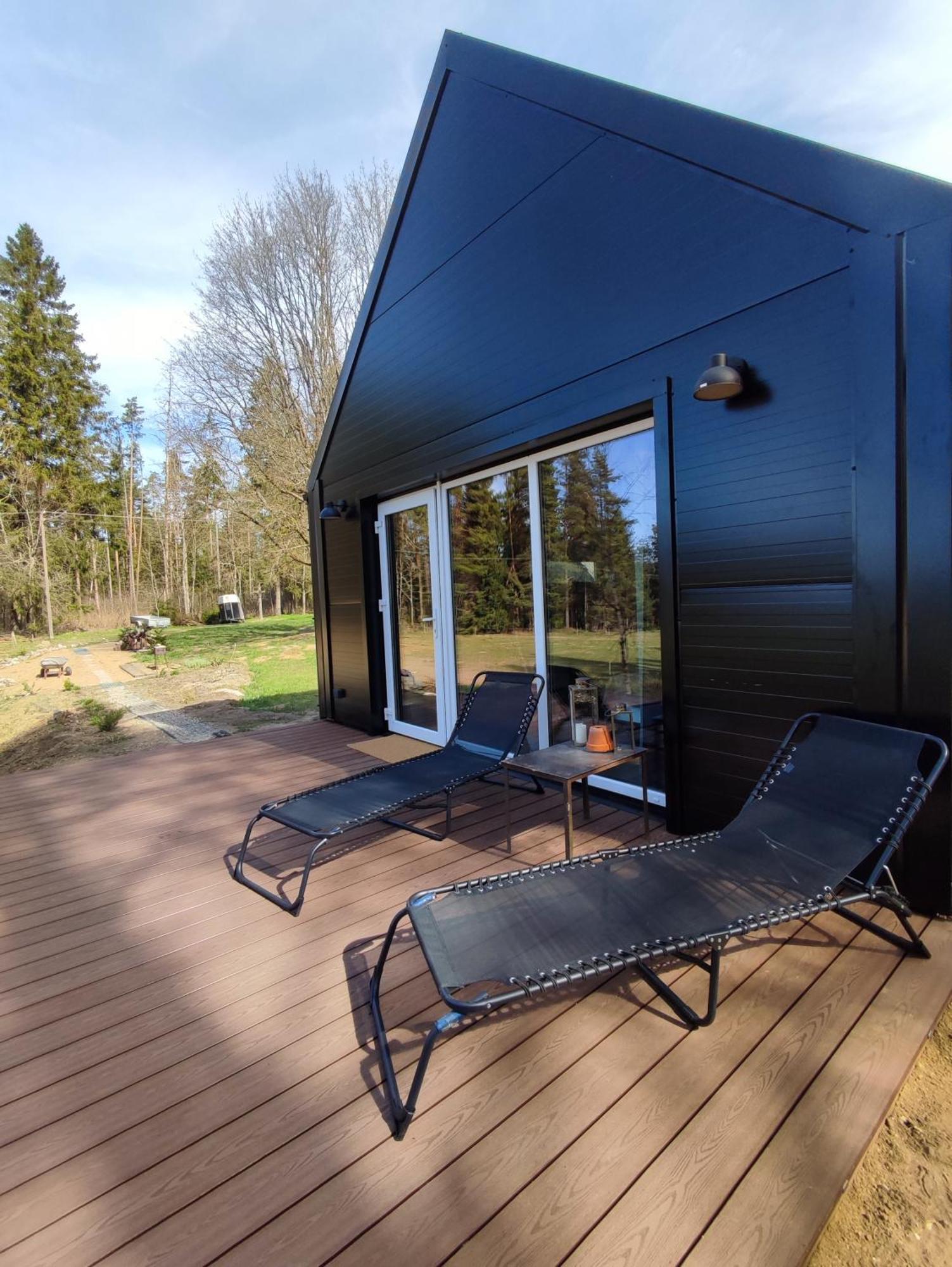 Modern Sauna Cabin In Horse Ranch Liyeplauke المظهر الخارجي الصورة