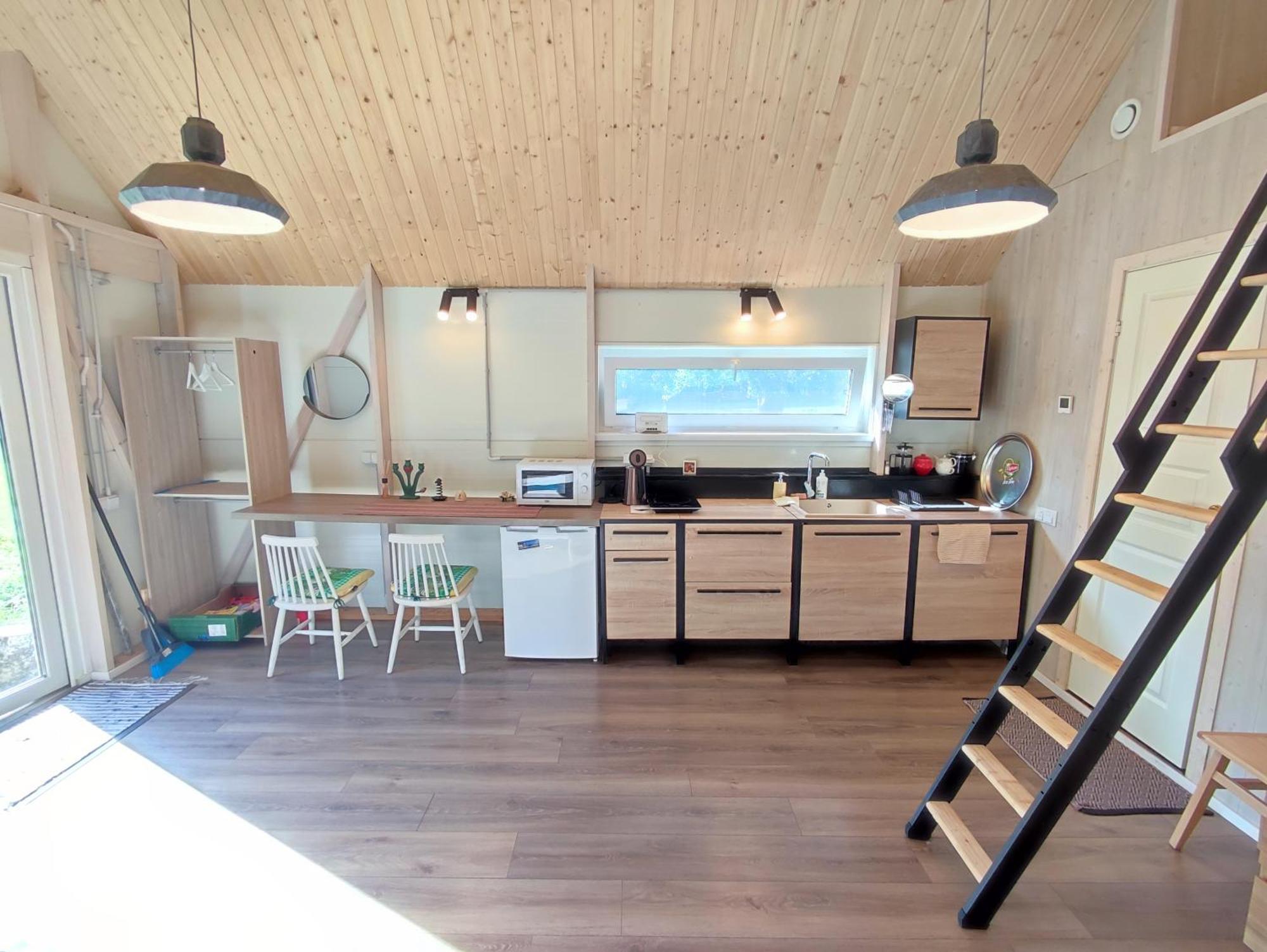 Modern Sauna Cabin In Horse Ranch Liyeplauke المظهر الخارجي الصورة