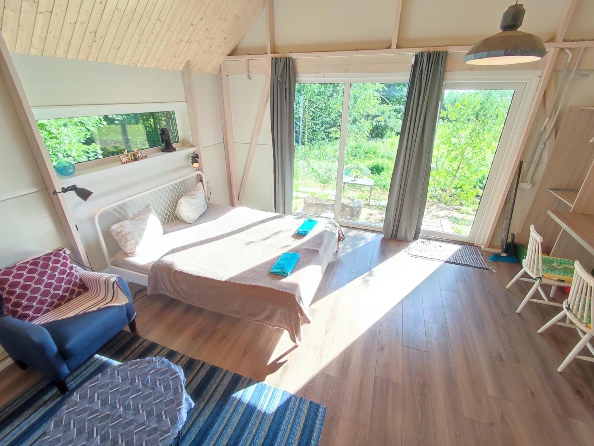 Modern Sauna Cabin In Horse Ranch Liyeplauke المظهر الخارجي الصورة