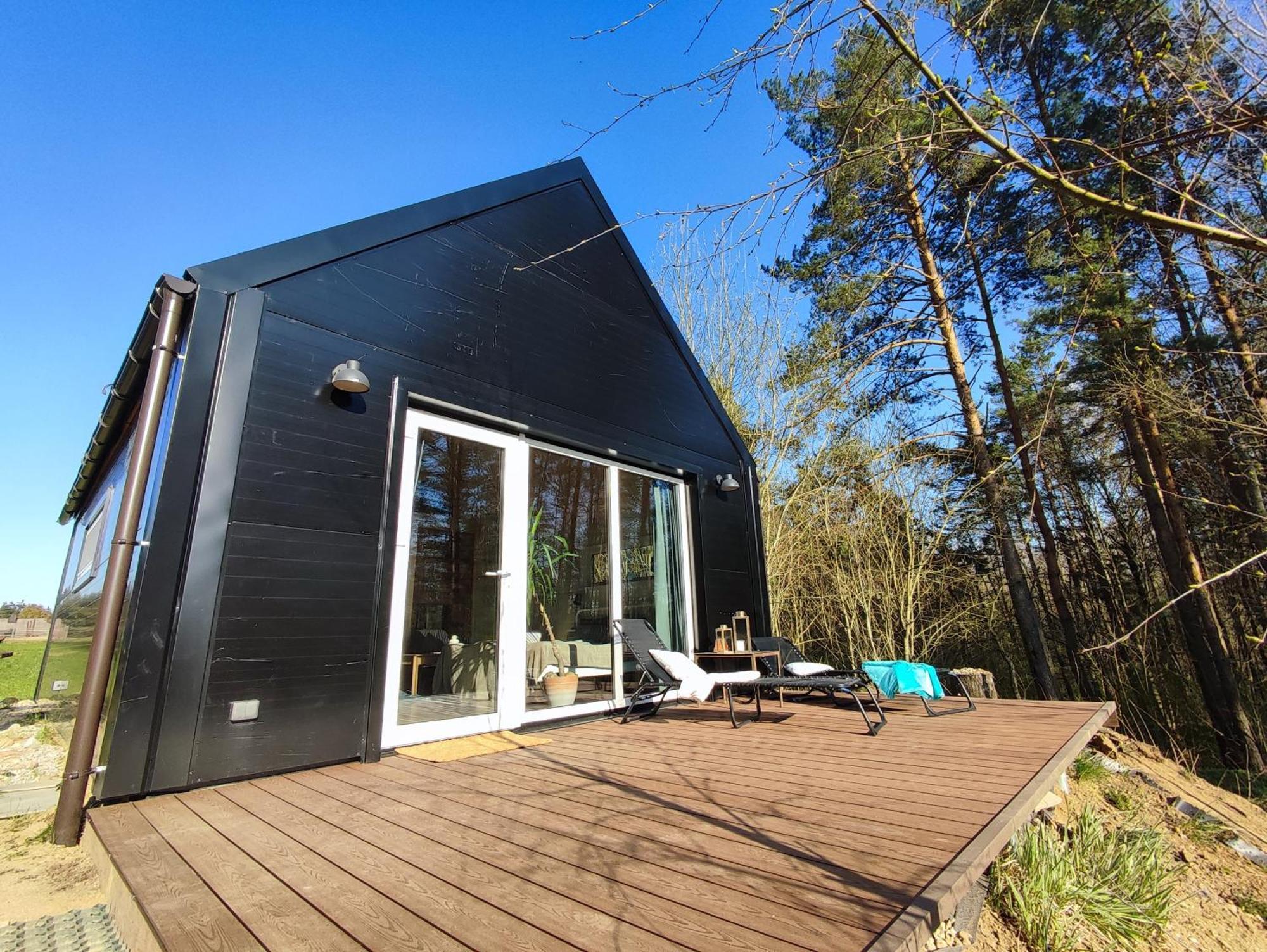 Modern Sauna Cabin In Horse Ranch Liyeplauke المظهر الخارجي الصورة