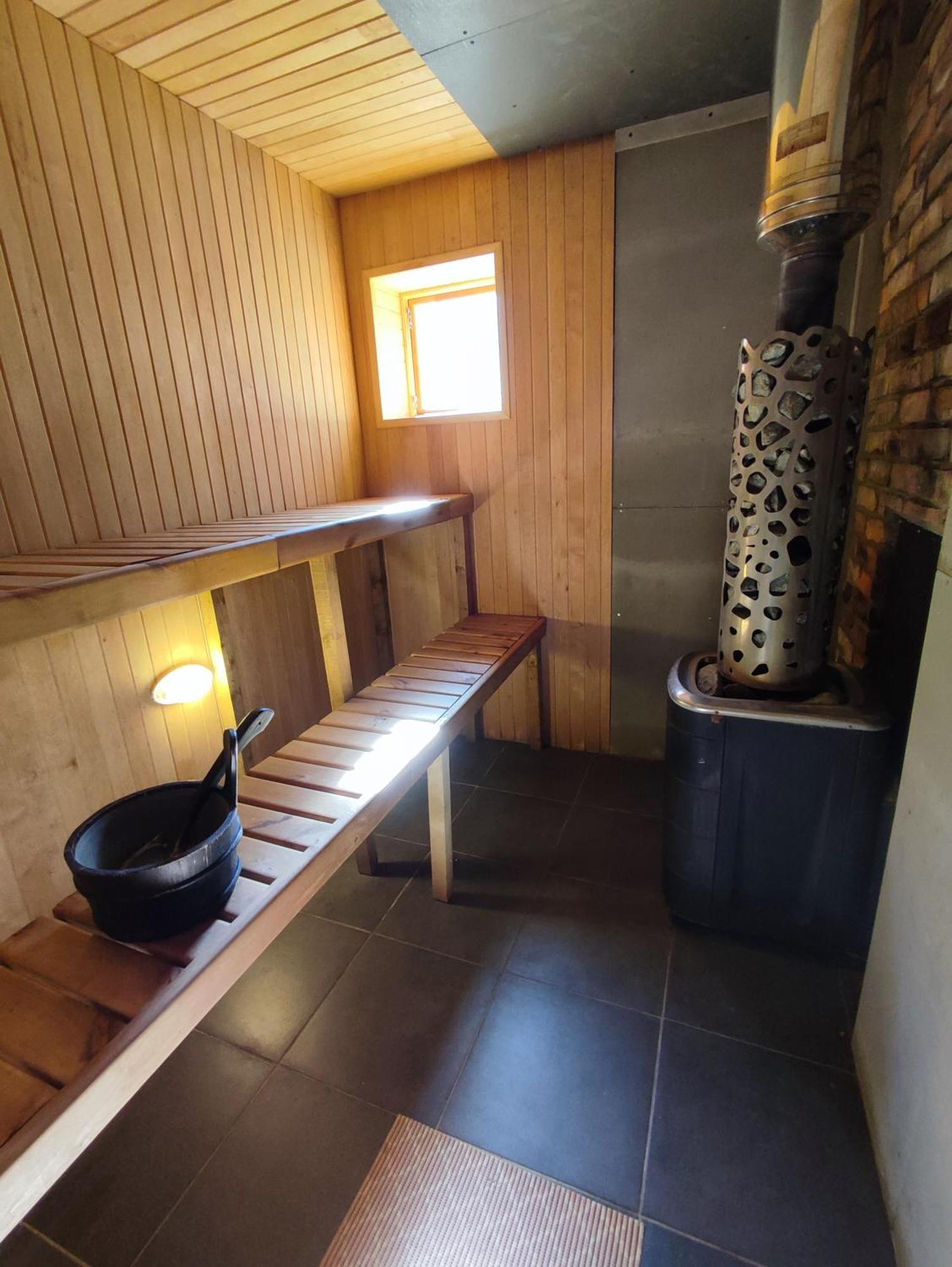 Modern Sauna Cabin In Horse Ranch Liyeplauke المظهر الخارجي الصورة